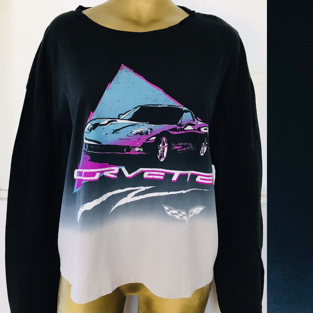 NWT GM Official CORVETTE Long Sleeve TEE SHIRT XXL